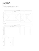 T110F Angular Dining table - 2