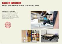 HALLER Infrared heaters image brochure - 2