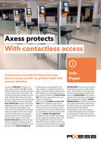 Axess protects With contactless access