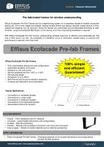 EFFISUS ECOFACADE PRE-FAB FRAMES - 1