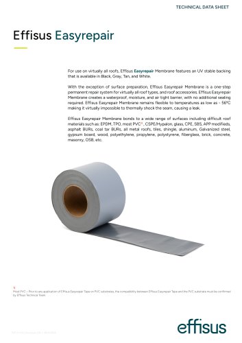 Technical Data Sheet Easyrepair Tape