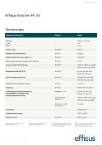 Technical Data Sheet Effisus Breather FR UV-2
