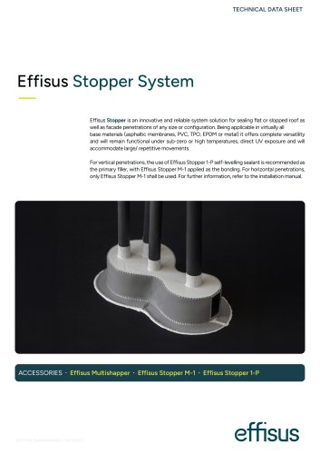 Technical Data Sheet Effisus Stopper System