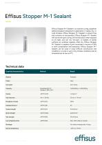 Technical Data Sheet Effisus Stopper System-4