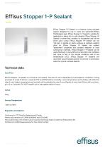 Technical Data Sheet Effisus Stopper System-9