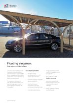 Solar timber carport - 2