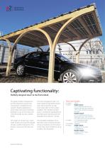 Solar timber carport - 3