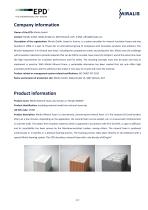Miralis Mineral Foam Insulation EPD-3