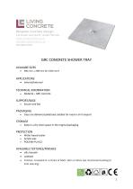 GRC CONCRETE SHOWER TRAY-1