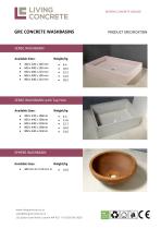 GRC CONCRETE WASHBASINS - 1