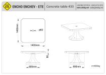 Concrete table 433