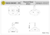 Parasol Base №351 