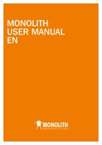 MONOLITH User Manual EN - 1