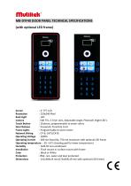 MB-DYF40	DOOR PANEL TECHNICAL SPECIFICATIONS-1