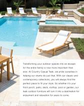COUNTRY CASUAL TEAK OUTDOOR FURNITURE SINCE 1977-3