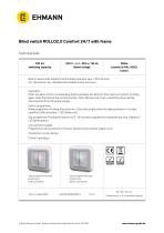 Blind switch ROLLO2.0 Comfort 24/7 with frame-2