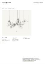 Bolle Frosted Chandelier Linear-7