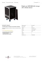 FLIGHT CASE OPENROAD® STORAGE 16U WITHOUT DRAWER - 1