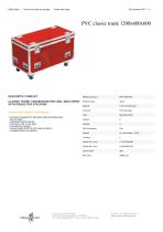 PVC CLASSIC TRUNK 1200X600X600 RED - 1