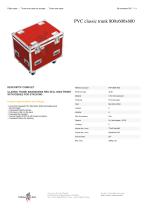 PVC CLASSIC TRUNK 800X600X600 Red - 1