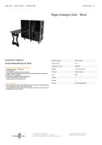 Stage-manager desk - black - 1