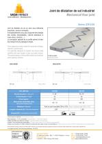 All metal floor expansion joints - JDH 6.05