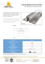 All metal floor expansion joints - JDH 6.06 - 1