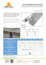 All metal floor expansion joints - JDH 6.32 - 1