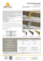 Control joints - JF 1700 - 1