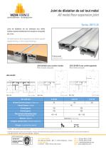 Seismic floor expansion joints - special flexible floors - JDH 6.26 - 1