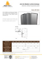 Seismic vertical expansion joint - JDV 4.02 A - 1