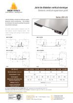 Seismic vertical expansion joint - JDV 4.10