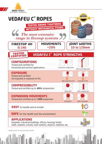 VEDAFEU C FIRESTOPS ROPES