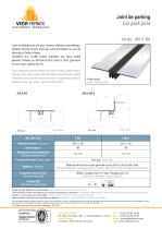 Watertight car park joint - JDH 5.305 - 1