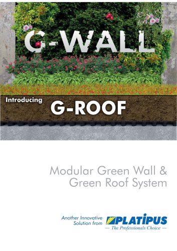 Modular Green Wall & Green Roof System