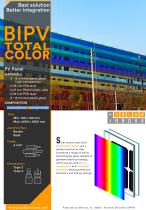 BIPV-Solar Photovoltaic Panels-Colors-Total - 1