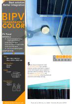 BIPV-Solar Photovoltaic Panels-Colors-Transparent - 1