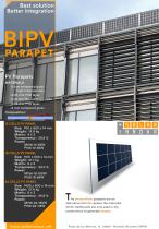 BIPV-Solar Photovoltaic Parapets - 1