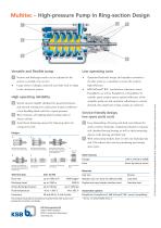 Multitec – High-pressure Pump in Ring-section Design - 2