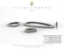 OVAL RETAINING WALL SYSTEM WITH INTEGRATED SEATING-1