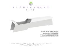 SHARD BENCH END PLANTER - 1