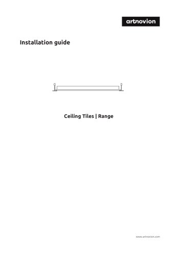 Installation guide Ceiling Tiles | Range