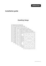 Installation guide Panelling | Range - 1