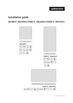 Standard - Absorbers | Doble V - Absorbers | Doble H - Absorbers  Installation guide - 1