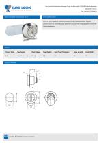 10mm Coin Operated Camlock D135 Product Description - 1