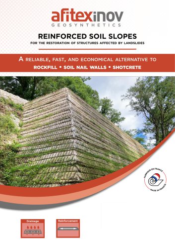 Solutions for reinforced embankment
