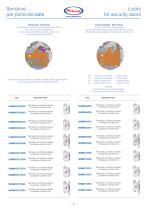 Serrature per porte blindate. Locks for security doors - 5