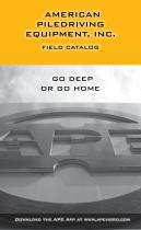 APE Field Catalog - 1