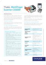 TDS-Thales Multifinger Scanner CS500f - 1