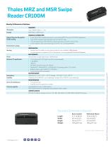 Thales MRZ and MSR Swipe Reader CR100M - 3